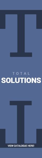 business, promote, promoting, Total Solutions Blue Wide Skyscraper Template