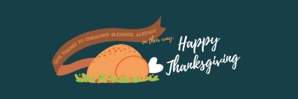 turkey, food, wishes, Happy Thanksgiving Twitter Cover Template