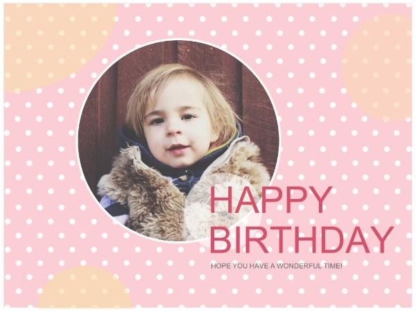 event, happy birthday, greeting, Photo Birthday Wishing Card Template