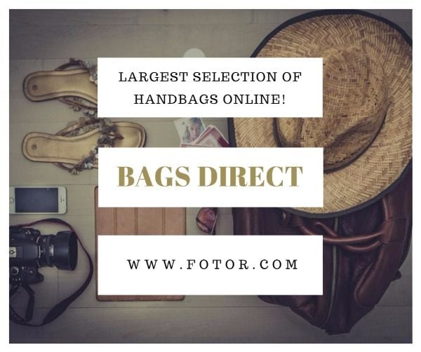 direct, advice, tips, Fashion Handbag  Facebook Post Template