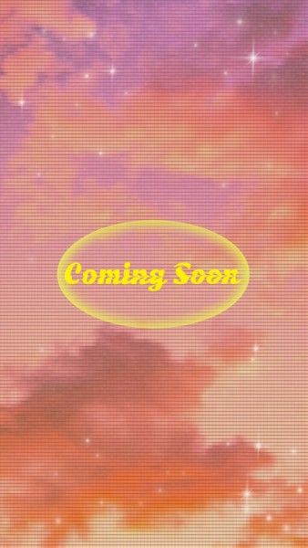 sky, y2k, yellow, Pink Retro Dreamy Text Mobile Wallpaper Template