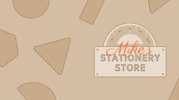 store, shop, sale, Stationery  Youtube Channel Art Template