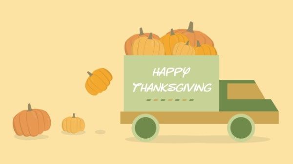 wishes, life, celebration, Pumpkin Happy Thanksgiving YouTube Channel Art Template Youtube Channel Art Template