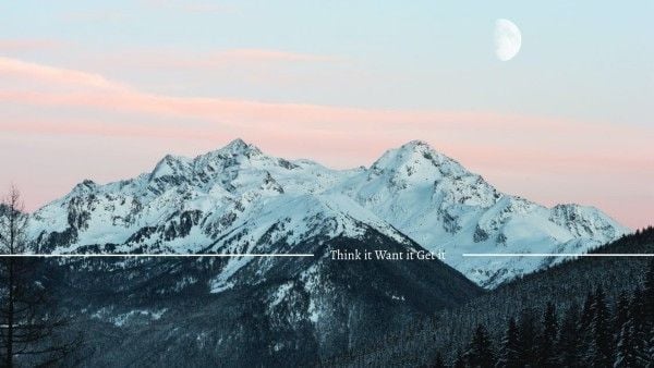 sky, scene, photo, Snow Mountain Wallpaper Desktop Wallpaper Template