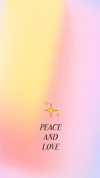 quote, dreamy, Pink Yellow Gradient Text Mobile Wallpaper Template