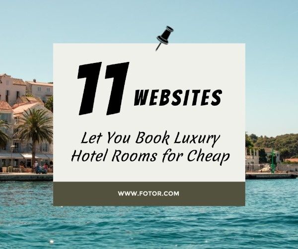 note, website, websites, Hotel Recommendation Facebook Post Template