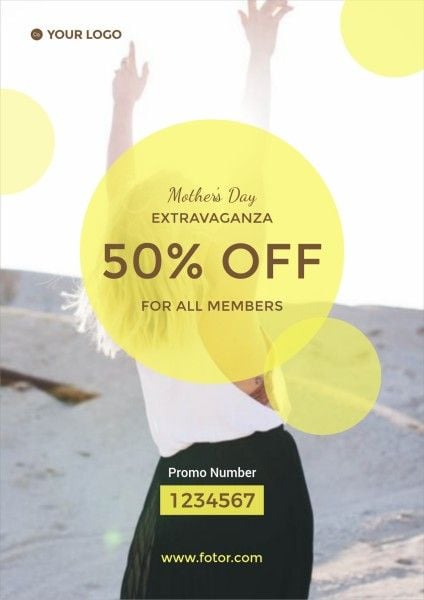 shirts, models, live shoots, Mothers Day Cosmetics And Fashion Accessories Sale Poster Template