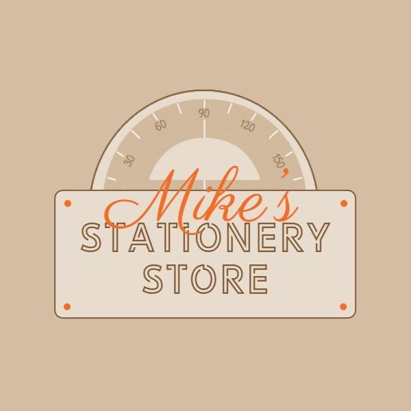 shop, sale, brand, Stationery Store Logo Template