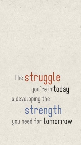 fighting, difficulty, difficult, Struggle And Strength Mobile Wallpaper Template