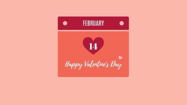 valentines day, valentine day, festival, Happy Valentine's Day Pink Background Desktop Wallpaper Template