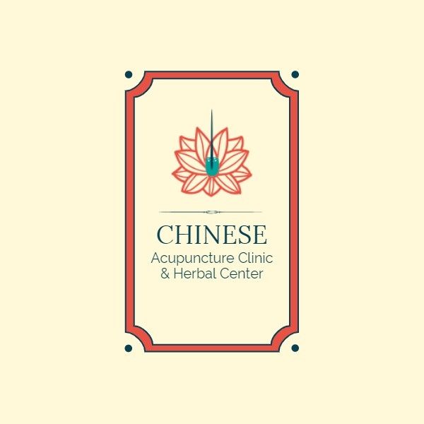 health, healthy, clinic, Chinese Acupuncture Center ETSY Shop Icon Template