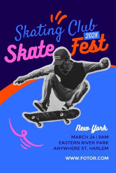 skate, sport, sports, Skating Club Pinterest Post Template
