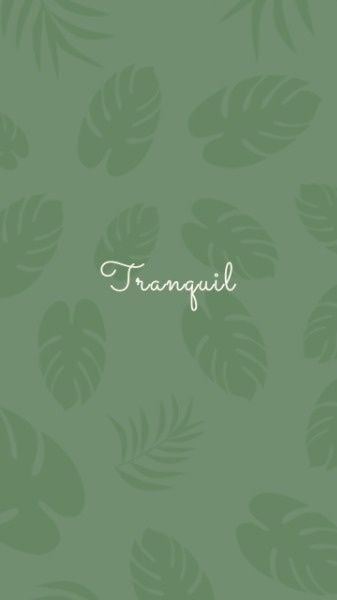 tranquil, nature, spring, Leaves Mobile Wallpaper Template