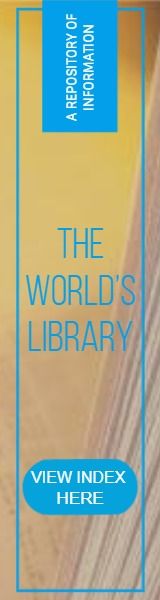 business, promote, promoting, Yellow The World's Library Wide Skyscraper Template