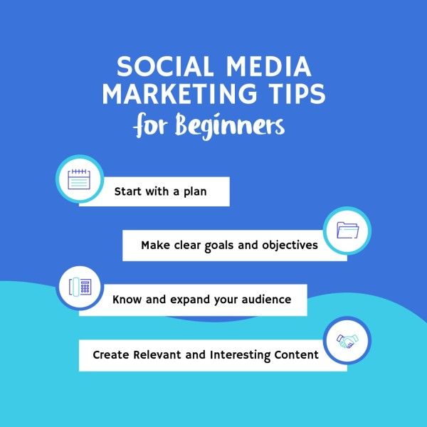 measure, checking list, small business, Social Media Marketing Tips Instagram Post Template