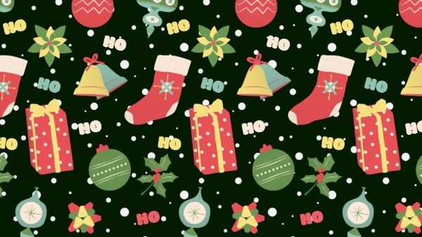 merry christmas, winter, festival, Festive Christmas Gift Wallpaper Desktop Wallpaper Template
