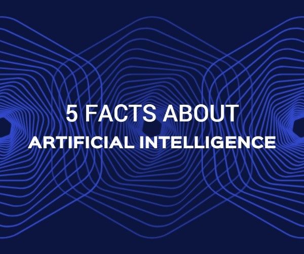 banner, technology, tech, Artificial Intelligence Facts Facebook Post Template