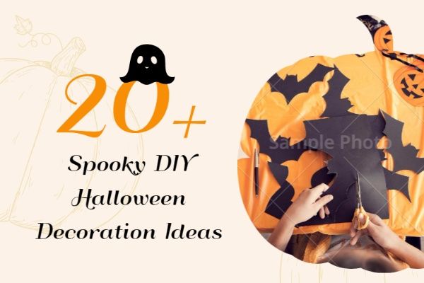holiday, festival, decoration, DIY Halloween Blog Title Template