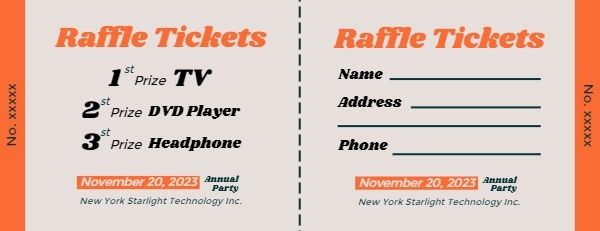 festival, promotion, discount, Thanksgiving Appliance Sale Raffle Ticket Template