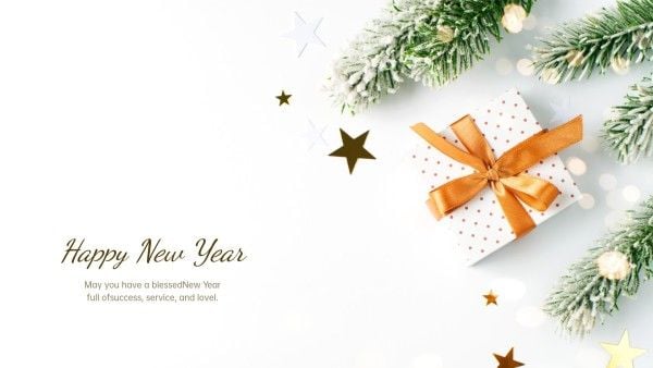 festival, christmas, holiday, White New Year Desktop Background Desktop Wallpaper Template