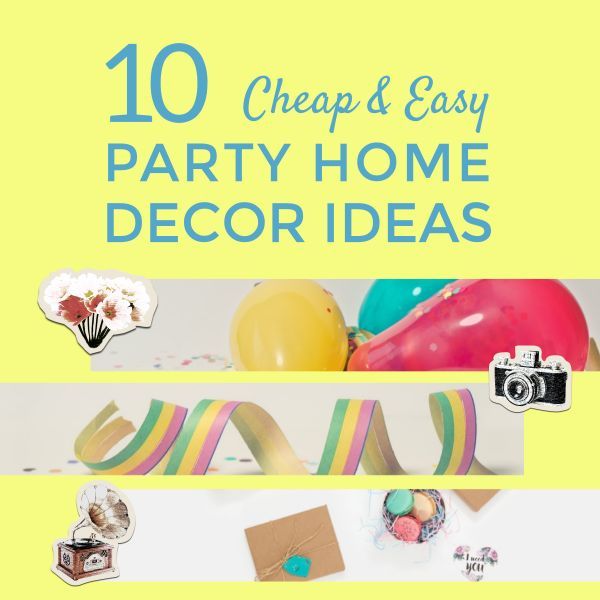 home, interior, home decor, DIY Party Decoration Instagram Post Template Instagram Post Template