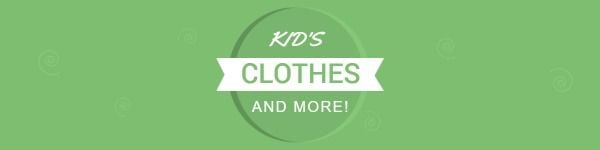 fashion, retail, sale, Kid's Clothes And More ETSY Cover Photo Template