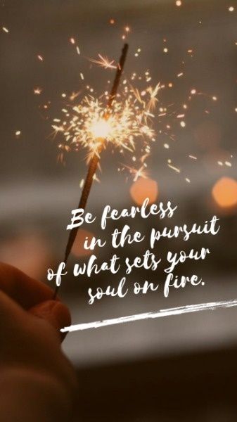 pursuit, motto, quotes, Inspiring Firework Quote Mobile Wallpaper Template