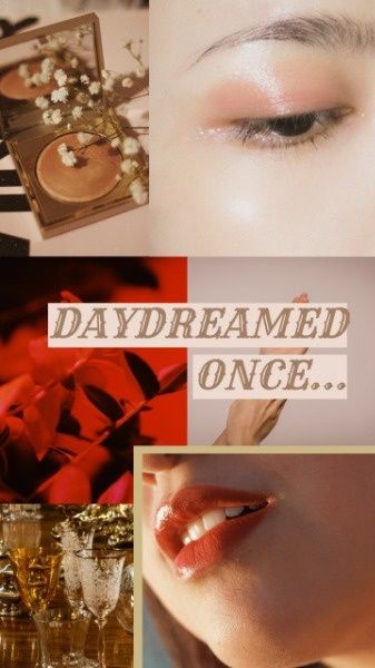 daydreamed once, fashion, makeup, Fancy Girl Lock Screen Background Mobile Wallpaper Template