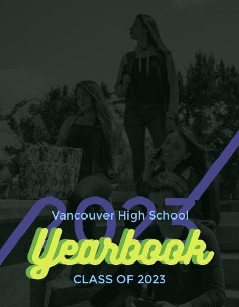 education, student, students, Dark School  Yearbook Template