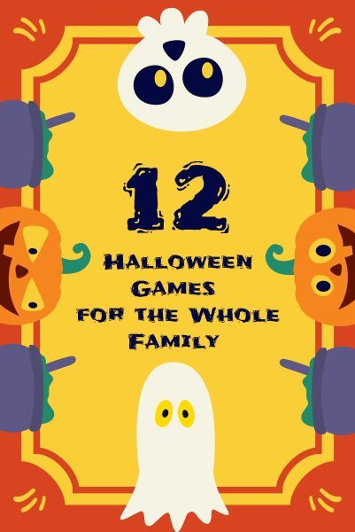 entertainment, leisure, party, Halloween Games For The Family Pinterest Post Template