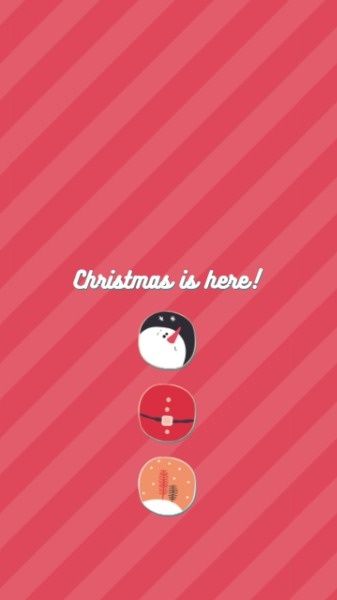 party, xmas, festival, Christmas Is Here Mobile Wallpaper Template