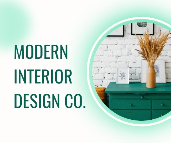 Modern Interior Design Company Facebook Post