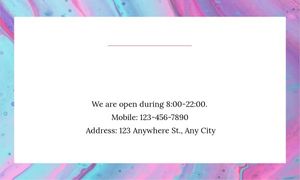 company, web technology, simple, Colorful Wed Technology Business Card Template