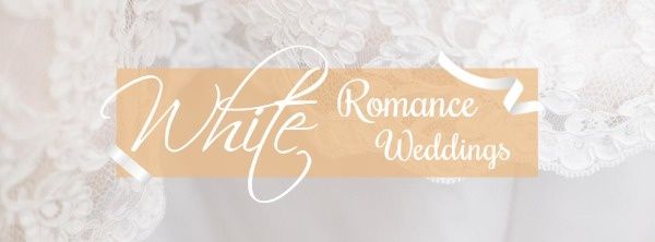 marriage, channel, banner, White Wedding Ceremony Ideas Facebook Cover Template