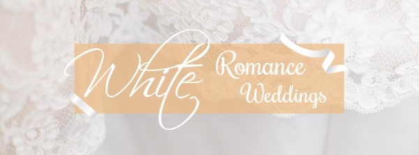 White Wedding Ceremony Ideas Facebook Cover