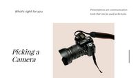 黑色基本摄影提示相机艺术 PPT(16:9)