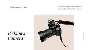 tutorial, guide, life, Black Basic Photography Tips Camera Art Presentation Template