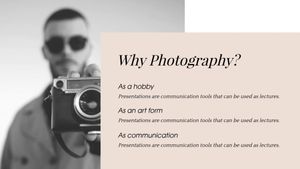 tutorial, guide, life, Black Basic Photography Tips Camera Art Presentation Template