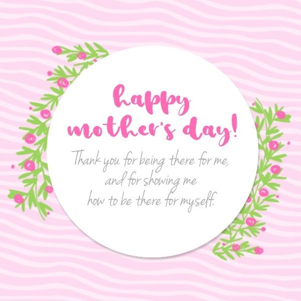 mothers day, event, wishes, Happy Mother Day Card Instagram Post Template