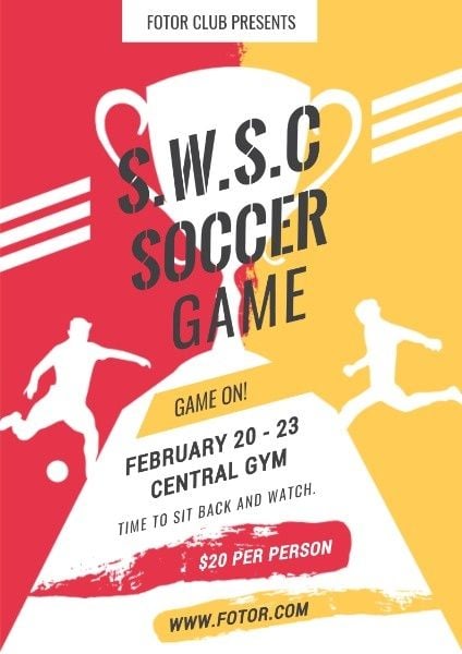 Soccer Tournament Poster