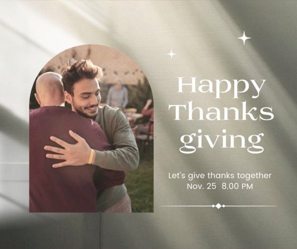 thank you, grateful, gratitude, Happy Thanksgiving Friendship Facebook Post Template