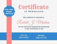 Design Institute Membership Certificate
