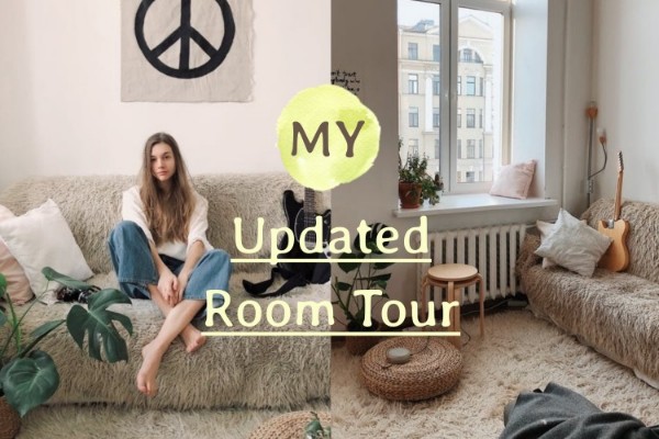 Gray Room Tour Blog Title