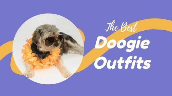 pet, doggie, dog outfits, Dog's Outfits Youtube Thumbnail Template