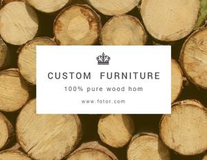 Custom Furniture  Label