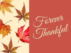 Pink Forever Thankful Card