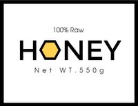 Raw Honey Sale Label