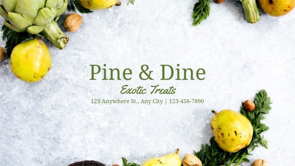 Food Dine Socia Media Youtube Banner