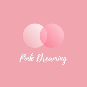 ピンクグラデーションサークルファッション ロゴ