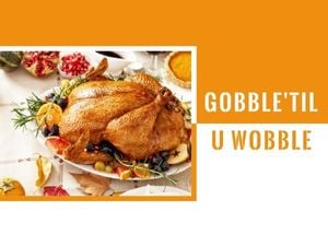 thanks giving, thanks, thanksgiving, Gobble Bobble Card Template